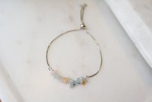 Load image into Gallery viewer, Morganite "ANGELEA" tumbled stone necklace and bracelets.
