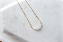 Load image into Gallery viewer, Blue lace Agata "VERA" tumbled stone necklace and bracelets